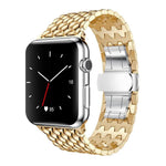 Cinturino per orologio xDfind con texture a drago in metallo, For Apple Watch 42 / 44 / 45 / 46 / 49mm, For Apple Watch 38 / 40 / 41 / S10 42mm