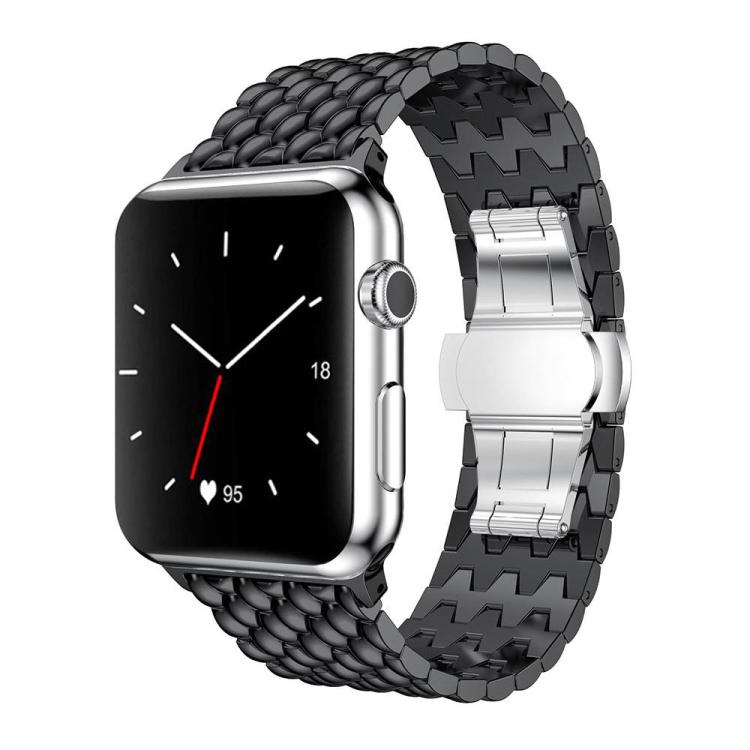 Cinturino per orologio xDfind con texture a drago in metallo, For Apple Watch 42 / 44 / 45 / 46 / 49mm, For Apple Watch 38 / 40 / 41 / S10 42mm