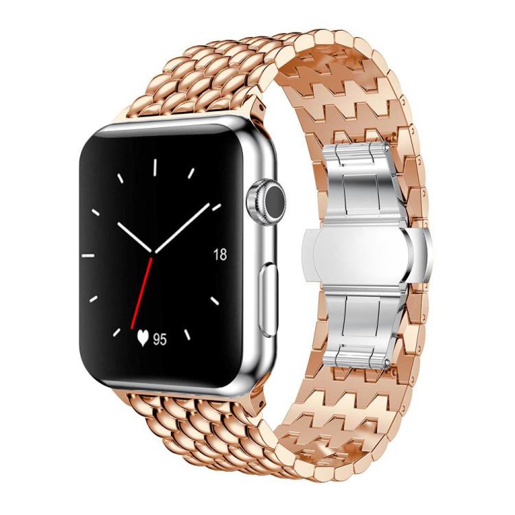 Cinturino per orologio xDfind con texture a drago in metallo, For Apple Watch 42 / 44 / 45 / 46 / 49mm, For Apple Watch 38 / 40 / 41 / S10 42mm