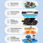 Dispositivo di riparazione per schede madri Relife RL-601Q con anello termoisolante in vetro temperato., Relife RL-601Q