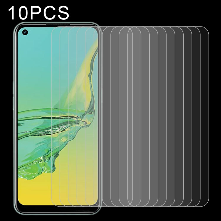 10 pellicole in vetro temperato da 0,26 mm 9H 2,5D, For OPPO A32 (10 PCS), For OPPO Find X2 Neo (10 PCS), For OPPO A53 2020 (10 PCS), For OPPO Reno4 SE (10 PCS), For OPPO Reno4 (10 PCS), For OPPO Find X2 Lite (10 PCS), For OPPO F17 Pro (10 PCS)        ...