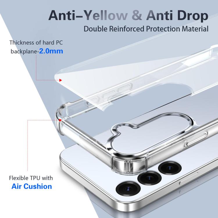 Custodia per telefono antiurto a quattro angoli in acrilico + TPU, For Samsung Galaxy S26+ 5G, For Samsung Galaxy S26 Ultra 5G, For Samsung Galaxy S26 5G, For Samsung Galaxy S25 Edge 5G, For Samsung Galaxy S25 5G, For Samsung Galaxy S25+ 5G            ...