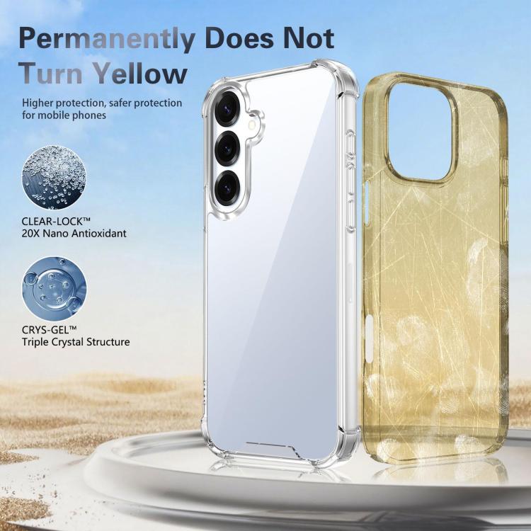 Custodia per telefono antiurto a quattro angoli in acrilico + TPU, For Samsung Galaxy S26+ 5G, For Samsung Galaxy S26 Ultra 5G, For Samsung Galaxy S26 5G, For Samsung Galaxy S25 Edge 5G, For Samsung Galaxy S25 5G, For Samsung Galaxy S25+ 5G            ...