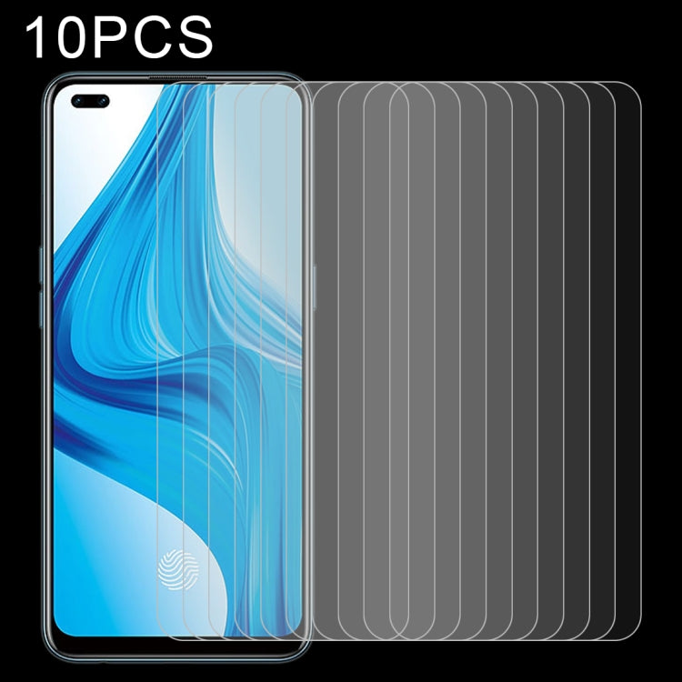 10 pellicole in vetro temperato da 0,26 mm 9H 2,5D, For OPPO A32 (10 PCS), For OPPO Find X2 Neo (10 PCS), For OPPO A53 2020 (10 PCS), For OPPO Reno4 SE (10 PCS), For OPPO Reno4 (10 PCS), For OPPO Find X2 Lite (10 PCS), For OPPO F17 Pro (10 PCS)        ...