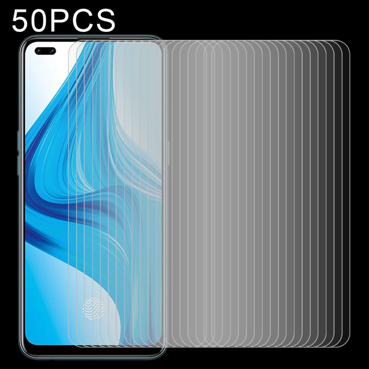 50 pellicole in vetro temperato da 0,26 mm 9H 2,5D, For OPPO A32 (50 PCS), For OPPO Find X2 Neo (50 PCS), For OPPO A53 2020 (50 PCS), For OPPO Reno4 SE (50 PCS), For OPPO Reno4 (50 PCS), For OPPO Find X2 Lite (50 PCS), For OPPO F17 Pro (50 PCS)        ...