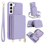 Borsa a tracolla con cerniera, protezione RFID, custodia per carte e telefono, For Samsung Galaxy S22 5G
