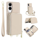 Borsa a tracolla con cerniera, protezione RFID, custodia per carte e telefono, For Samsung Galaxy S26+ 5G, For Samsung Galaxy S26 Ultra 5G, For Samsung Galaxy S26 5G, For Samsung Galaxy S25 FE 5G