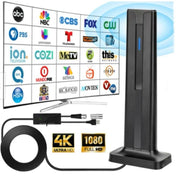 Antenna TV digitale 4K HD, ricevitore antenna terrestre ATSC, ATSC