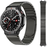 Cinturino per orologio in lega di titanio staccabile con un lato a perline, For  Amazfit T-Rex 3, For  Amazfit T-Rex 2, For Amazfit T-Rex Pro