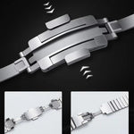 Cinturino per orologio in lega di titanio staccabile con un lato a perline, For  Amazfit T-Rex 3, For  Amazfit T-Rex 2, For Amazfit T-Rex Pro