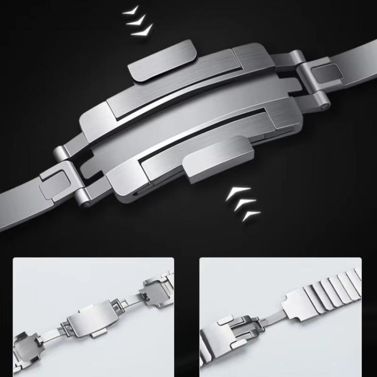 Cinturino per orologio in lega di titanio staccabile con un lato a perline, For  Amazfit T-Rex 3, For  Amazfit T-Rex 2, For Amazfit T-Rex Pro