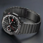 Cinturino per orologio in lega di titanio staccabile con un lato a perline, For  Amazfit T-Rex 3, For  Amazfit T-Rex 2, For Amazfit T-Rex Pro