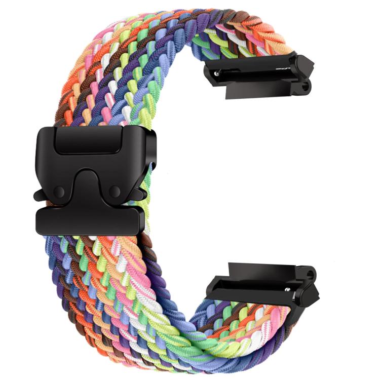 Cinturino per orologio intrecciato con fibbia a scatto da paracadute, For  Amazfit T-Rex 2