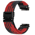 Cinturino per orologio intrecciato con fibbia a scatto da paracadute, For  Amazfit T-Rex 2