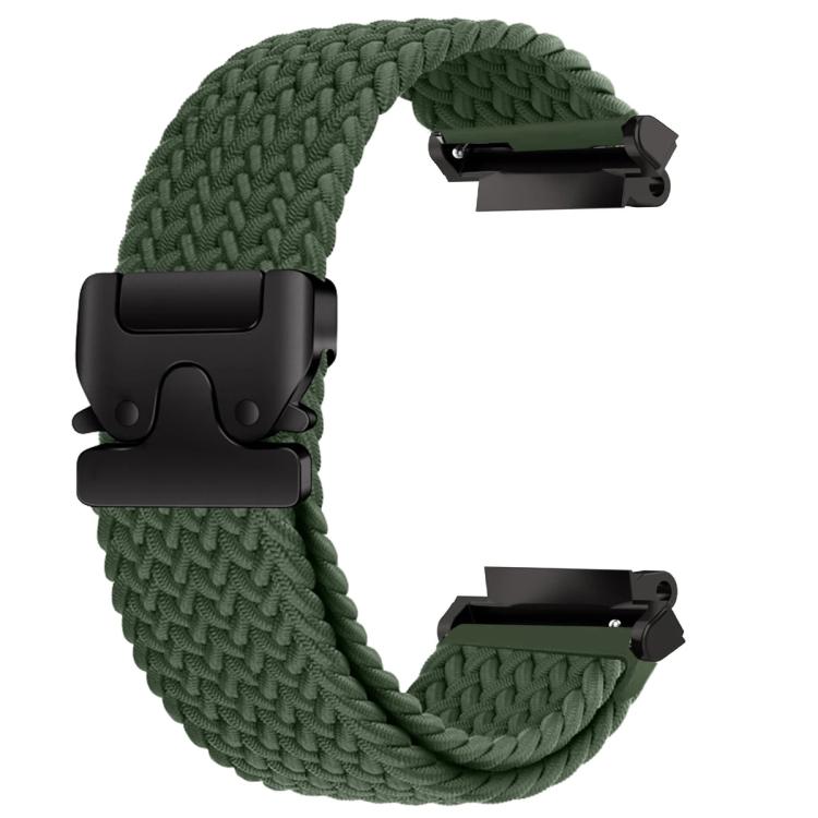 Cinturino per orologio intrecciato con fibbia a scatto da paracadute, For Amazfit T-Rex Pro