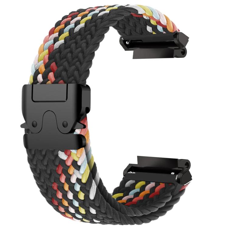 Cinturino per orologio intrecciato con fibbia a scatto da paracadute, For Amazfit T-Rex Pro