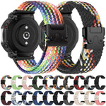 Cinturino per orologio intrecciato con fibbia a scatto da paracadute, For  Amazfit T-Rex 2