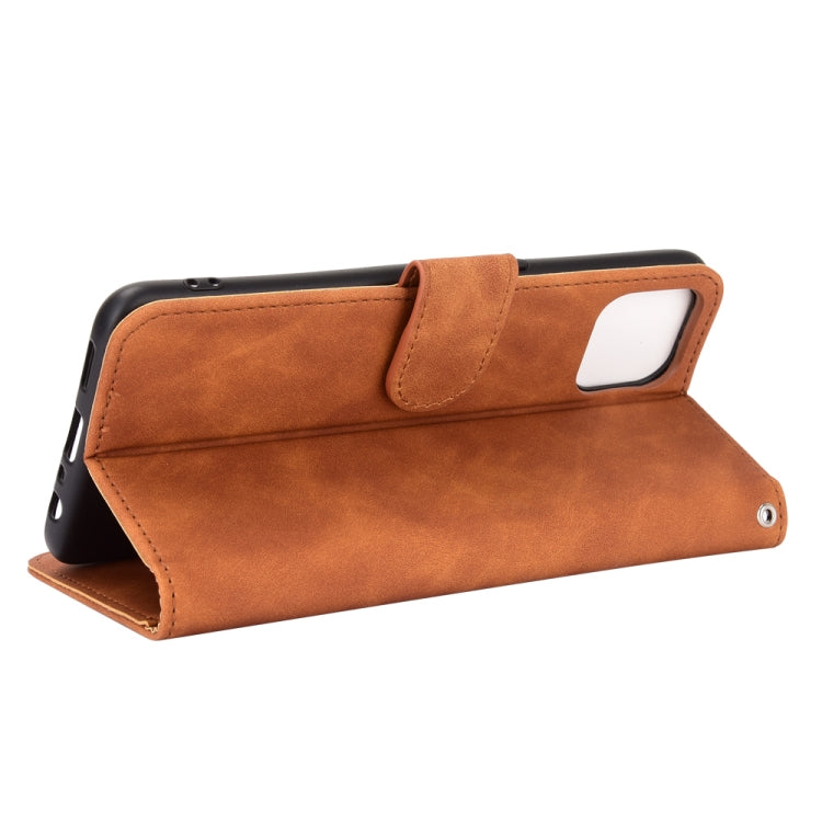 Tinta unita Skin Feel Fibbia magnetica Flip orizzontale Custodia in pelle PU con struttura in vitello con supporto e slot per schede e portafoglio, For OPPO Reno4 SE, For Samsung Galaxy M51(European Version)