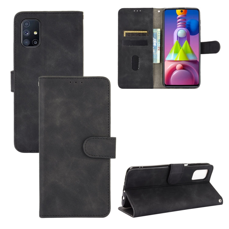 Tinta unita Skin Feel Fibbia magnetica Flip orizzontale Custodia in pelle PU con struttura in vitello con supporto e slot per schede e portafoglio, For OPPO Reno4 SE, For Samsung Galaxy M51(European Version)