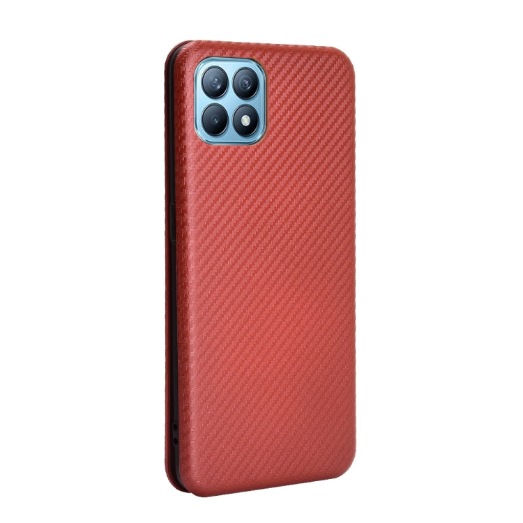 Struttura in fibra di carbonio Flip orizzontale magnetico Custodia in pelle TPU + PC + PU con slot per schede, For OPPO Reno4 SE, For Samsung Galaxy Z Fold2 5G