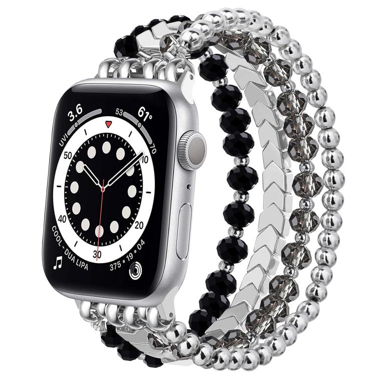 Cinturino per orologio in metallo con perline di cristallo a forma di freccia xDfind, For Apple Watch 42 / 44 / 45 / 46 / 49mm, For Apple Watch 38 / 40 / 41 / S10 42mm