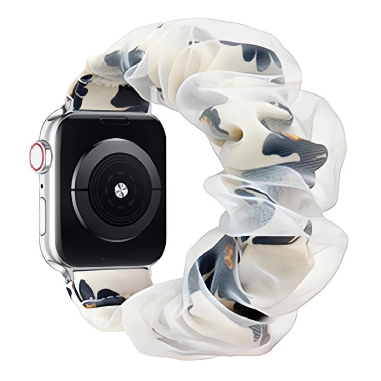 Cinturino per orologio xDfind in organza ibrida a doppio strato di poliestere e poliestere., For Apple Watch 42 / 44 / 45 / 46 / 49mm, For Apple Watch 38 / 40 / 41 / S10 42mm