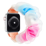 Cinturino per orologio xDfind in organza ibrida a doppio strato di poliestere e poliestere., For Apple Watch 42 / 44 / 45 / 46 / 49mm, For Apple Watch 38 / 40 / 41 / S10 42mm