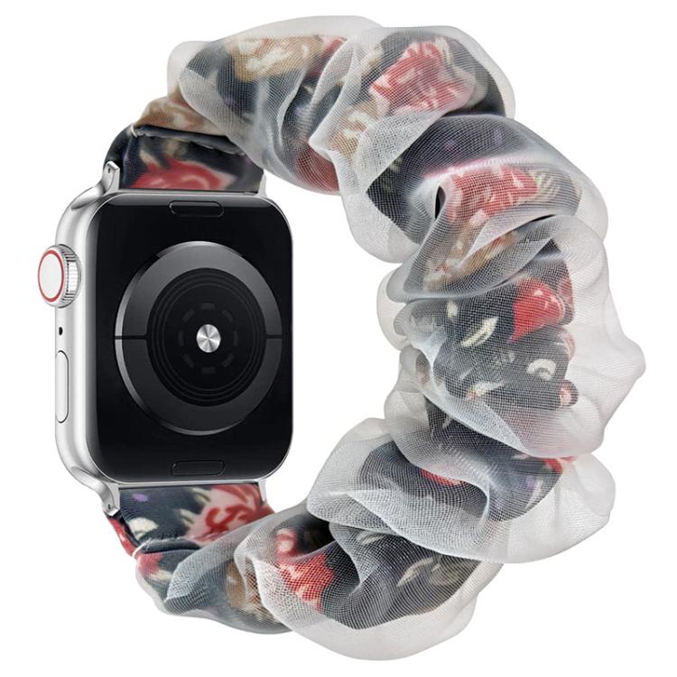 Cinturino per orologio xDfind in organza ibrida a doppio strato di poliestere e poliestere., For Apple Watch 42 / 44 / 45 / 46 / 49mm, For Apple Watch 38 / 40 / 41 / S10 42mm