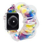 Cinturino per orologio xDfind in organza ibrida a doppio strato di poliestere e poliestere., For Apple Watch 42 / 44 / 45 / 46 / 49mm, For Apple Watch 38 / 40 / 41 / S10 42mm