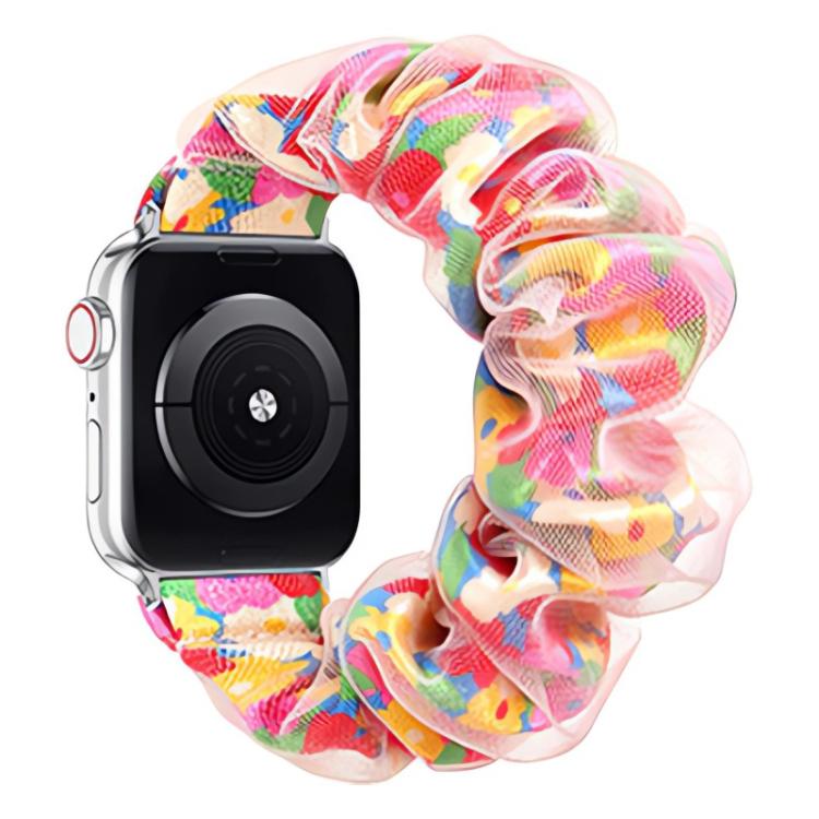 Cinturino per orologio xDfind in organza ibrida a doppio strato di poliestere e poliestere., For Apple Watch 42 / 44 / 45 / 46 / 49mm, For Apple Watch 38 / 40 / 41 / S10 42mm