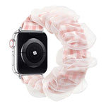 Cinturino per orologio xDfind in organza ibrida a doppio strato di poliestere e poliestere., For Apple Watch 42 / 44 / 45 / 46 / 49mm, For Apple Watch 38 / 40 / 41 / S10 42mm