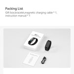 Braccialetto intelligente GTL1 con schermo TFT da 0,96 pollici per il monitoraggio della frequenza cardiaca e fitness tracker.