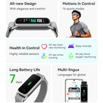 Braccialetto intelligente GTL1 con schermo TFT da 0,96 pollici per il monitoraggio della frequenza cardiaca e fitness tracker.