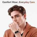 Braccialetto intelligente GTL1 con schermo TFT da 0,96 pollici per il monitoraggio della frequenza cardiaca e fitness tracker.