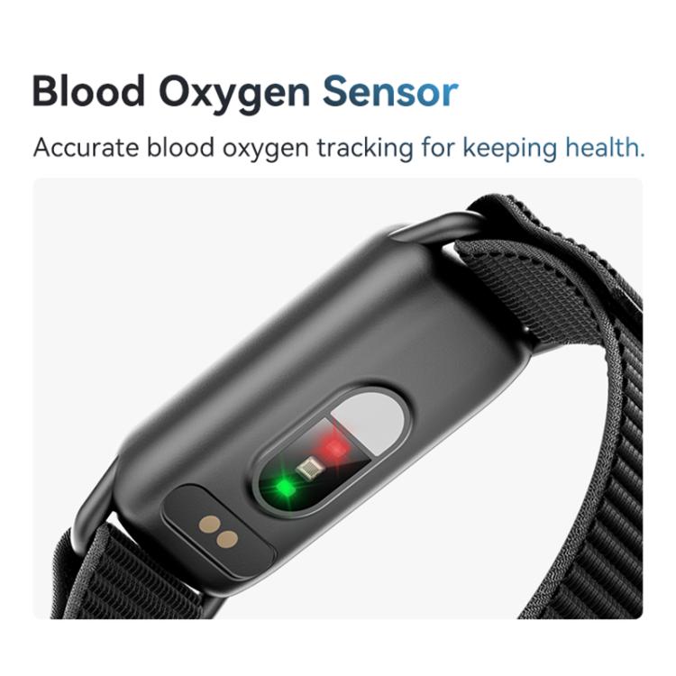 Braccialetto intelligente GTL1 con schermo TFT da 0,96 pollici per il monitoraggio della frequenza cardiaca e fitness tracker.