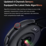 Smartwatch fitness tracker GTR3 con schermo AMOLED da 1,43 pollici e supporto per il monitoraggio della frequenza cardiaca.