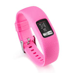 Cinturino sportivo in silicone con fibbia argentata per Garmin Vivofit 4 xDfind., S, L