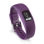Cinturino sportivo in silicone con fibbia argentata per Garmin Vivofit 4 xDfind., S, L