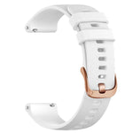 Cinturino sportivo in silicone con fibbia color oro rosa xDfind per Garmin Vivoactive 5 / Venu / Forerunner 165., 22mm