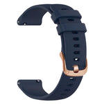 Cinturino sportivo in silicone con fibbia color oro rosa xDfind per Garmin Vivoactive 5 / Venu / Forerunner 165., 22mm
