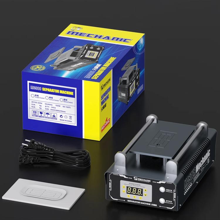 Macchina separatore a schermo con controllo della temperatura da 10,5 pollici, modello MC988, con pompa a vuoto, per meccanica., EU Plug, US Plug