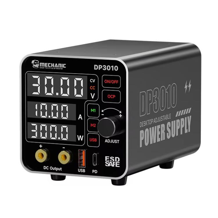 Alimentatore mini multifunzionale ad alta potenza Mechanic DP3010 30V / 10A con ampia gamma di tensione., EU Plug