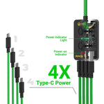 Cavo di test per l'alimentatore 2UUL PW09 Power One per iPhone 12-16 Pro Max, 2UUL PW09