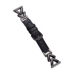 Cinturino per orologio xDfind in metallo ibrido pelle a forma di V, 22mm