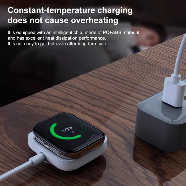 Caricabatterie magnetico portatile per smartwatch xDfind, lunghezza: 1 m, For OPPO Watch 4 Pro / 3 Pro / 3 / 2 / SE