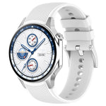 Cinturino per orologio in silicone con fibbia argentata xDfind, For OPPO Watch X / X2 / OnePlus Watch 2