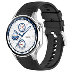 Cinturino per orologio in silicone con fibbia argentata xDfind, For OPPO Watch X / X2 / OnePlus Watch 2