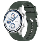 Cinturino per orologio in silicone con fibbia argentata xDfind, For OPPO Watch X / X2 / OnePlus Watch 2