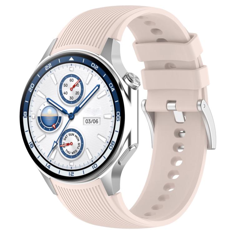 Cinturino per orologio in silicone con fibbia argentata xDfind, For OPPO Watch X / X2 / OnePlus Watch 2