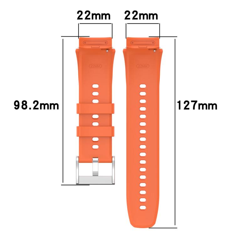 Cinturino per orologio in silicone con fibbia argentata xDfind, For OPPO Watch X / X2 / OnePlus Watch 2